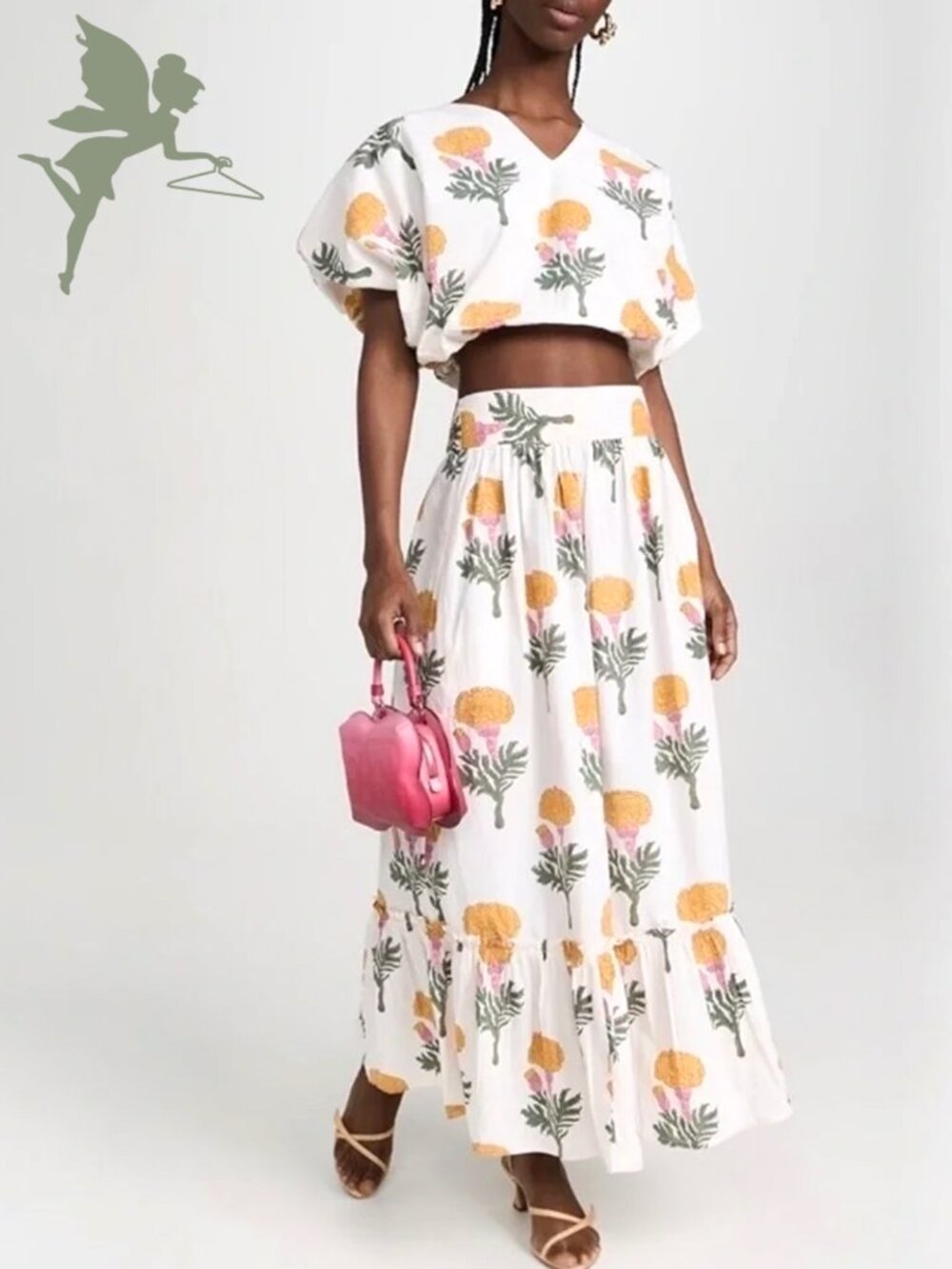 MAREA Dandelion Cotton Crop Balloon Top